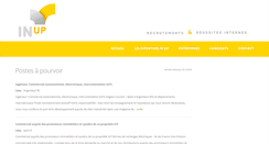 Desktop Screenshot of postesvacants.in-up.fr